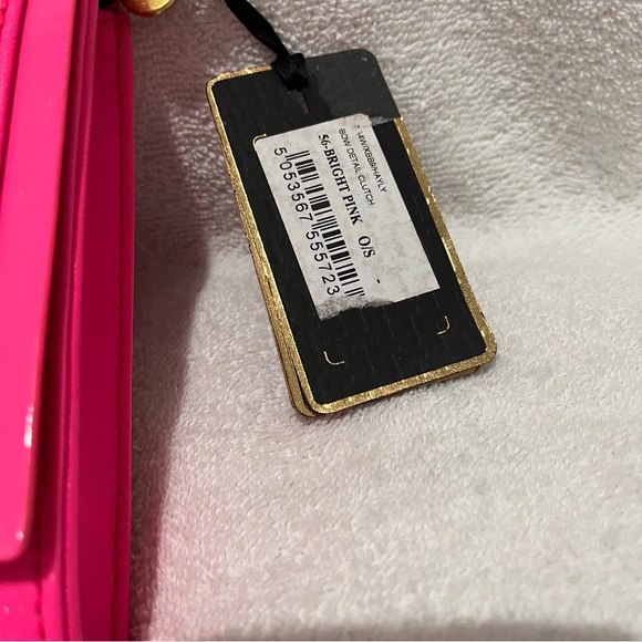 Ted Baker London RARE DISCONTINUED Large Nikkey Bow Clutch NWT - Picture 3 of 7